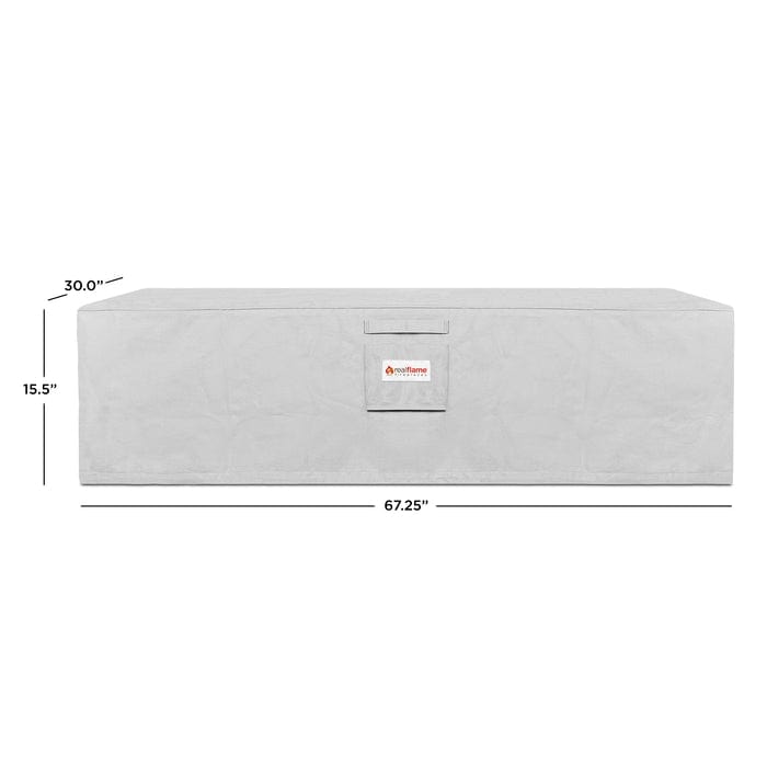 Sedona Large Rectangle Fire Table Protective Cover - Outdoor Art Pros