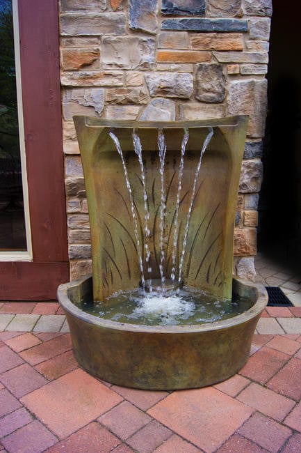 Aria Cast Stone Outdoor Fountain - Outdoor Art Pros