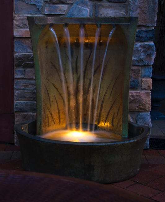 Aria Cast Stone Outdoor Fountain- Outdoor Art Pros