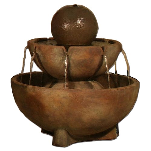 Large Sphere Stone Vessels Fountain - Outdoor Art Pros
