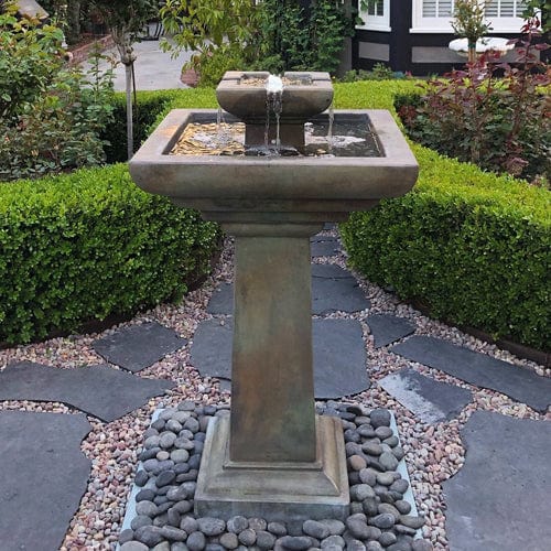 Falling Water Fountain - Outdoor Art Pros