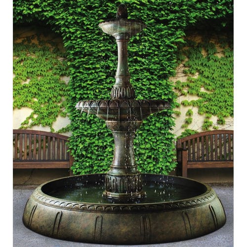 Grande Riviera Fountain in Perpetual Pool - Outdoor Art Pros