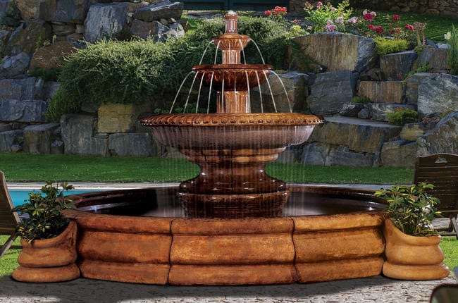 Henri Studio Grande Palazzo Fluted Fountain