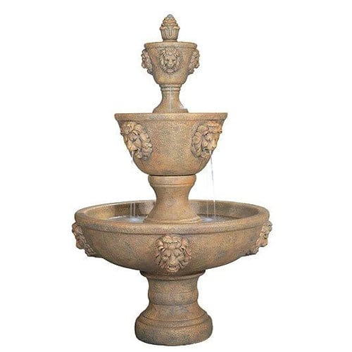 Large Three-Tier Leonesco Fountain - Outdoor Art Pros