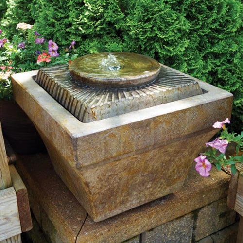 Sunburst Outdoor Fountain - Outdoor Art Pros