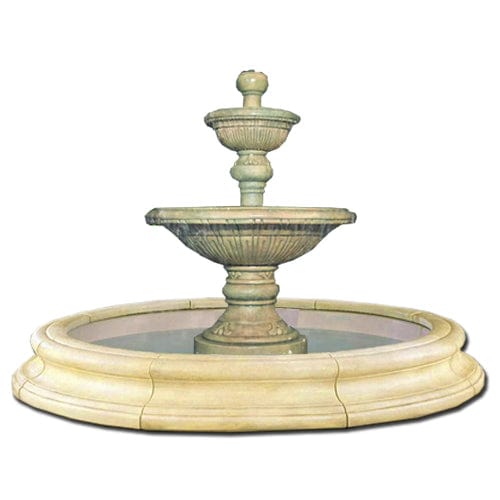 Two-Tier Traviata in Original Toscana Pool - Outdoor Art Pros