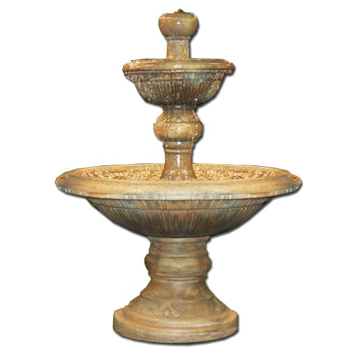 Traviata Two-Tier Garden Fountain - Outdoor Art Pros