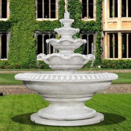 Palazzo Quattro Tier Outdoor Fountain - Outdoor Art Pros