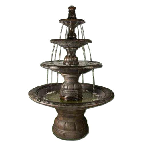 Grande Contemporary Four Tier Fountain - Outdoor Art Pros