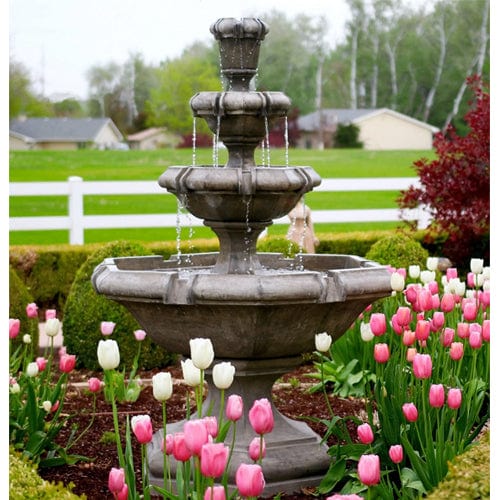 Grande Kensington Three Tier Fountain - Outdoor Art Pros