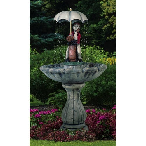 Classic Golfer Garden Fountain - Outdoor Art Pros