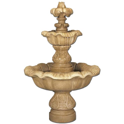 Two Tier Renaissance Garden Fountain - Outdoor Art Pros