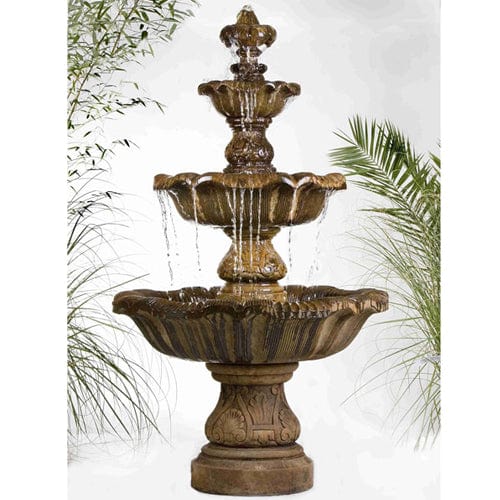 Three Tier Renaissance Outdoor Fountain - Outdoor Art Pros