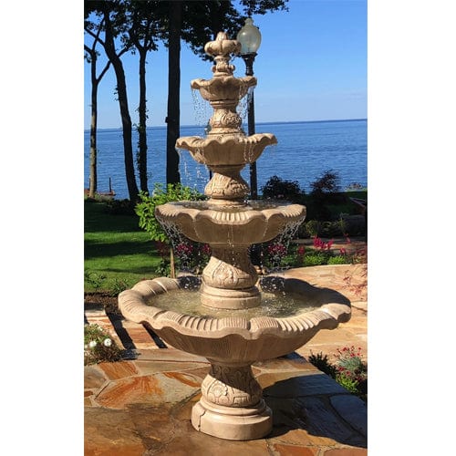 Four Tier Renaissance Fountain - Outdoor Art Pros