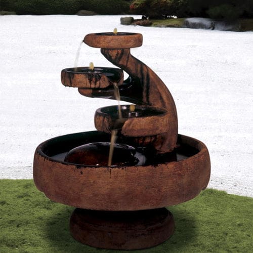 Mill Tier Garden Water Feature - Outdoor Art Pros