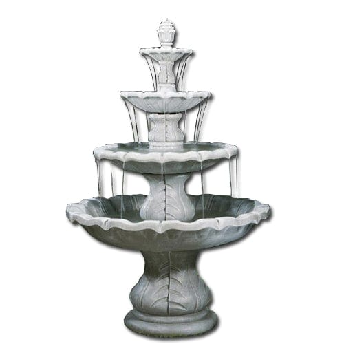 Large Classical Finial Outdoor Fountain - Outdoor Art Pros