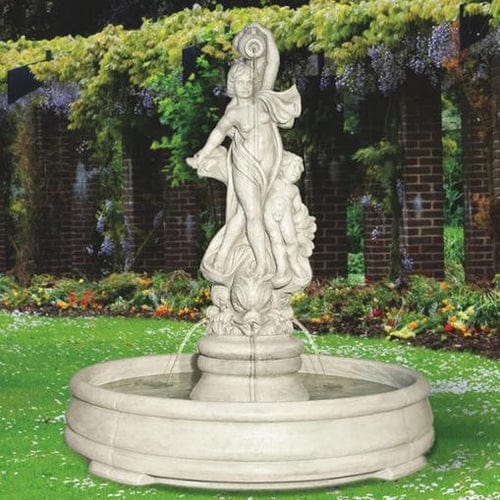 Venus Outdoor Fountain in Grando Pool - Outdoor Art Pros