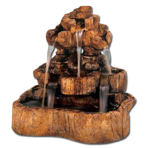 Medium Rock Falls Fountain - Outdoor Art Pros