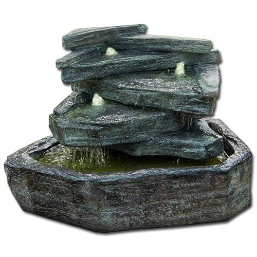 Slate Springs Outdoor Fountain - Outdoor Art Pros