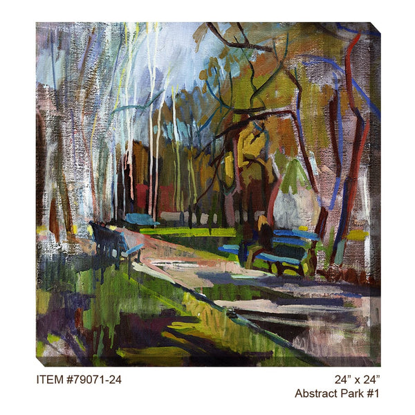 Abstract Park #1 Outdoor Canvas Art - Outdoor Art Pros
