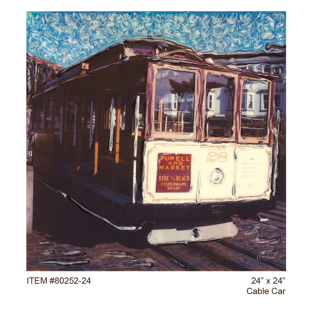 Cable Car Outdoor Canvas Art-Outdoor Art Pros