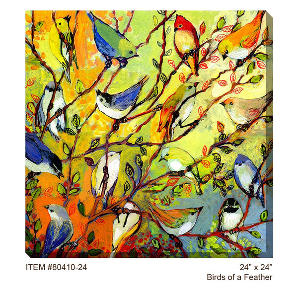 Birds of a Feather Outdoor Canvas Art - Outdoor Art Pros