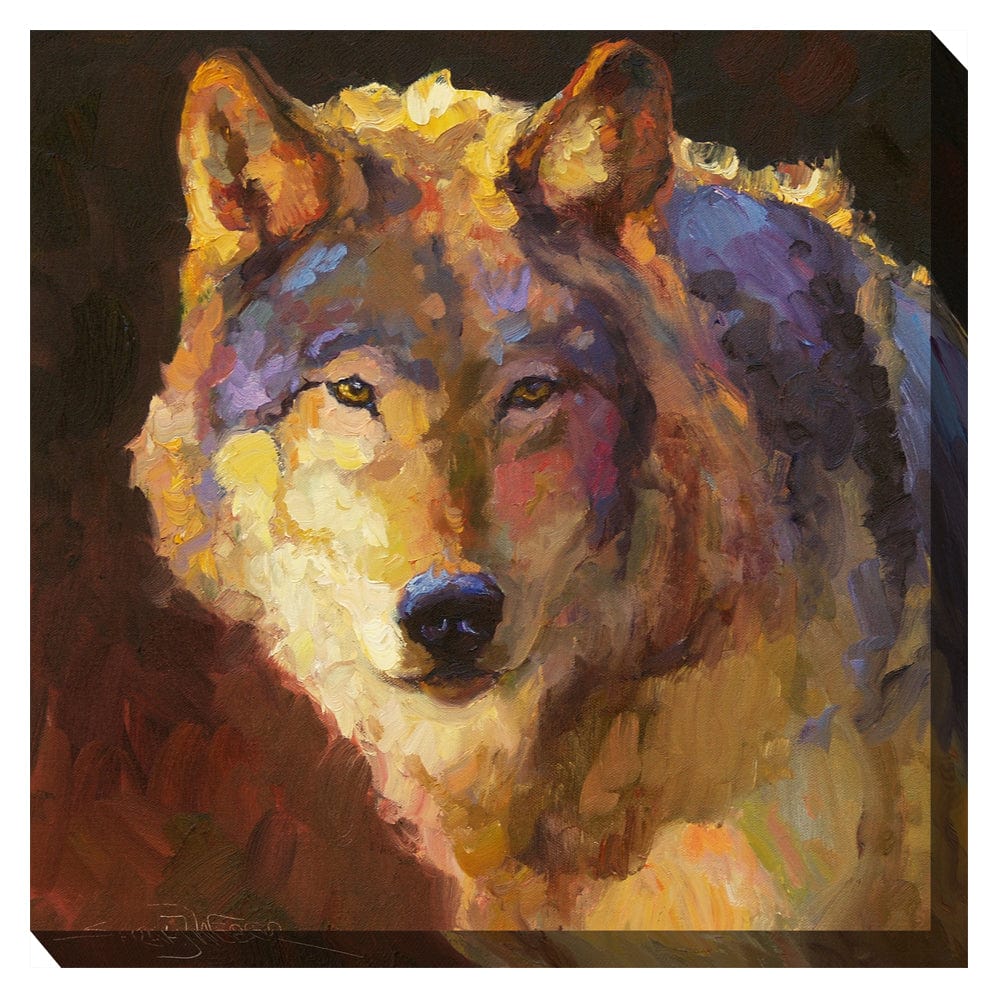 Amadeus Wolf Outdoor Canvas Art - Outdoor Art Pros