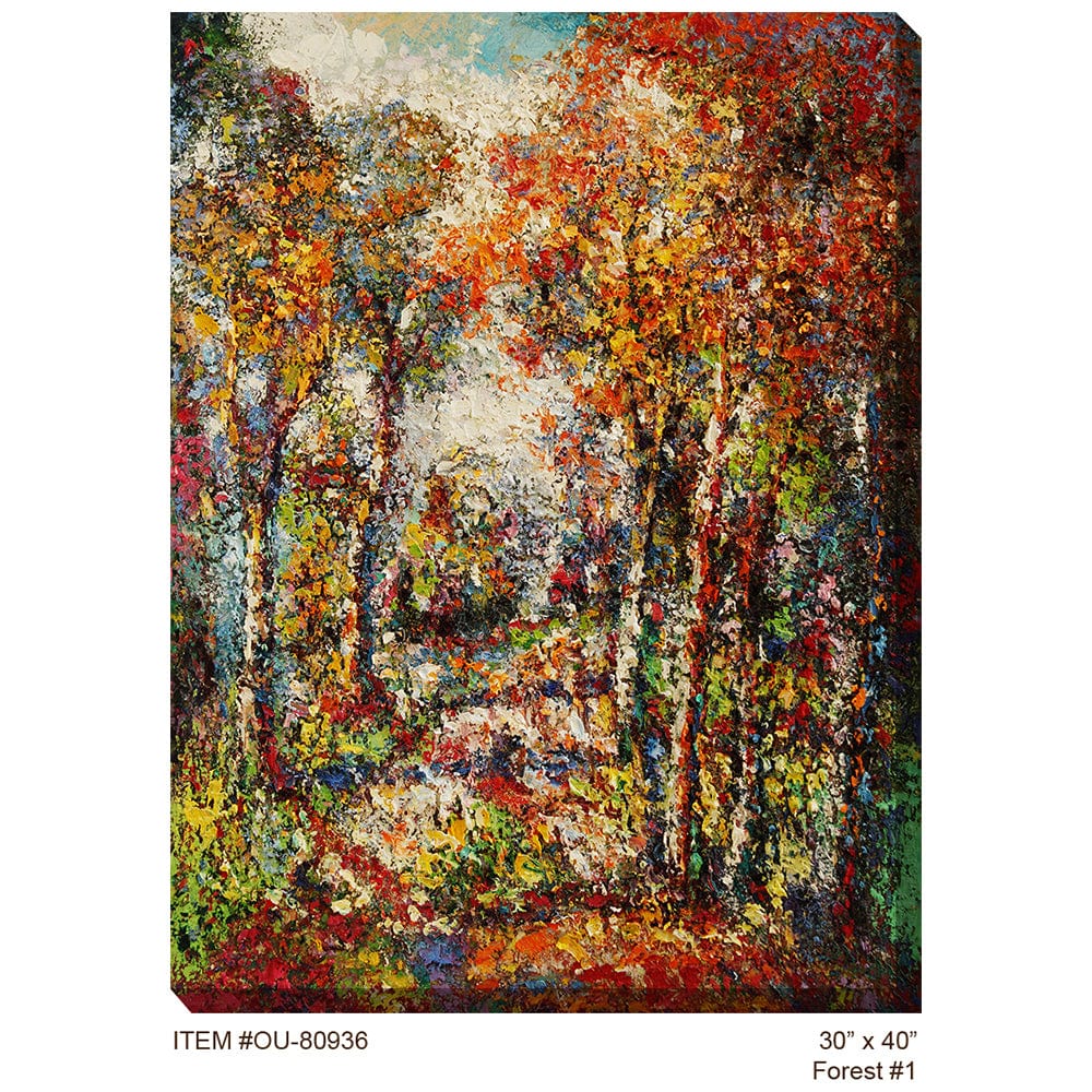 Forest #1 Outdoor Canvas Art - Outdoor Art Pros