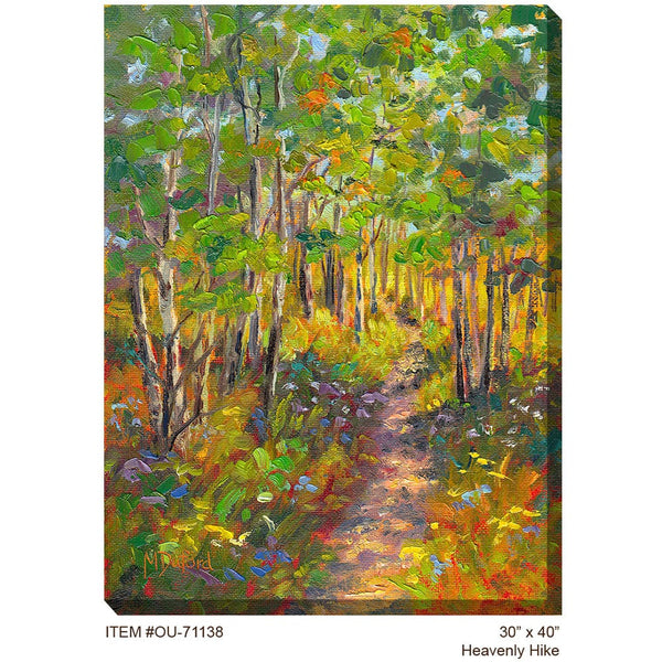 Heavenly Hike Outdoor Canvas Art - Outdoor Art Pros