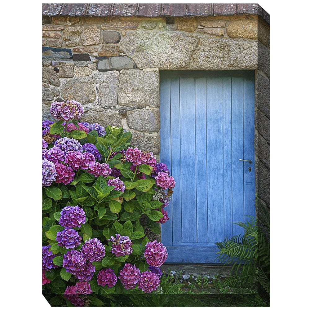 Indigo Entry Outdoor Canvas Art - Outdoor Art Pros