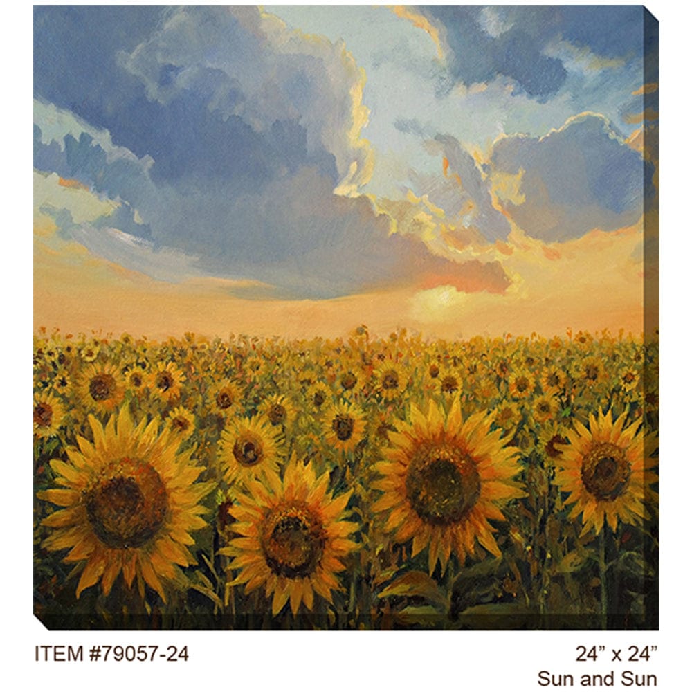 Sun and Sun Outdoor Canvas Art - Outdoor Art Pros