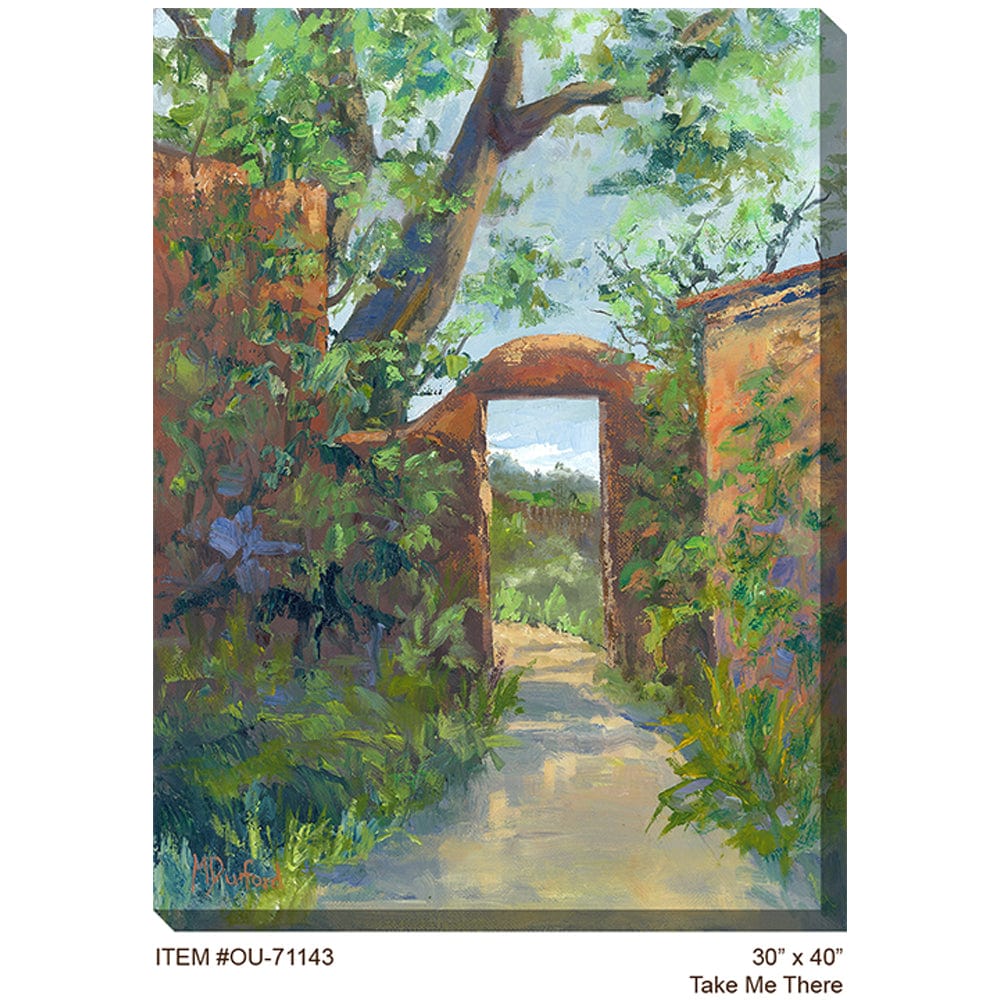 Take Me There Outdoor Canvas Art - Outdoor Art Pros