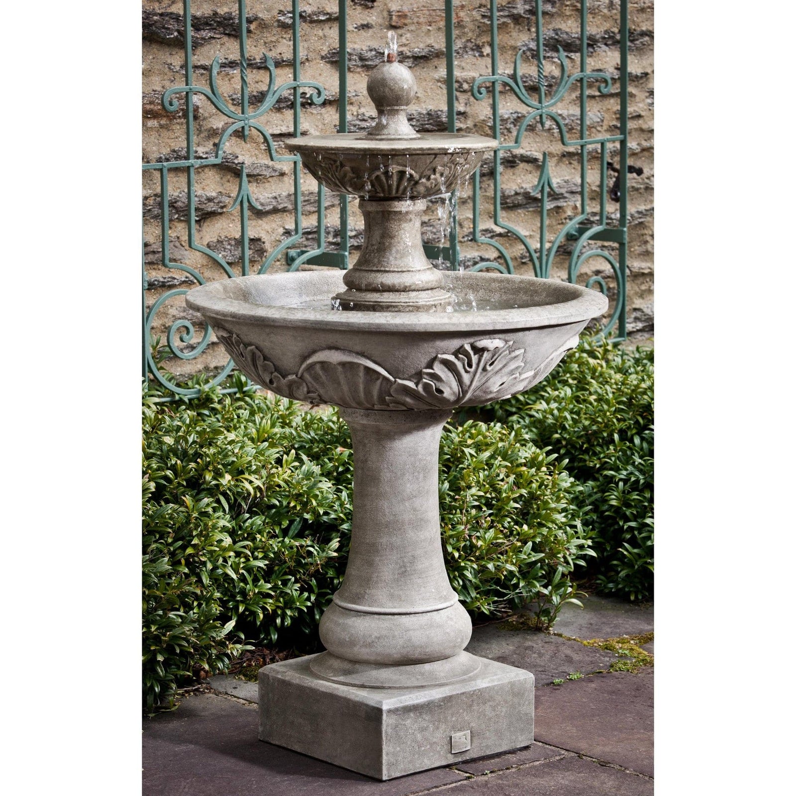 Outdoor Tiered Water Fountains Concrete & 3Tiered
