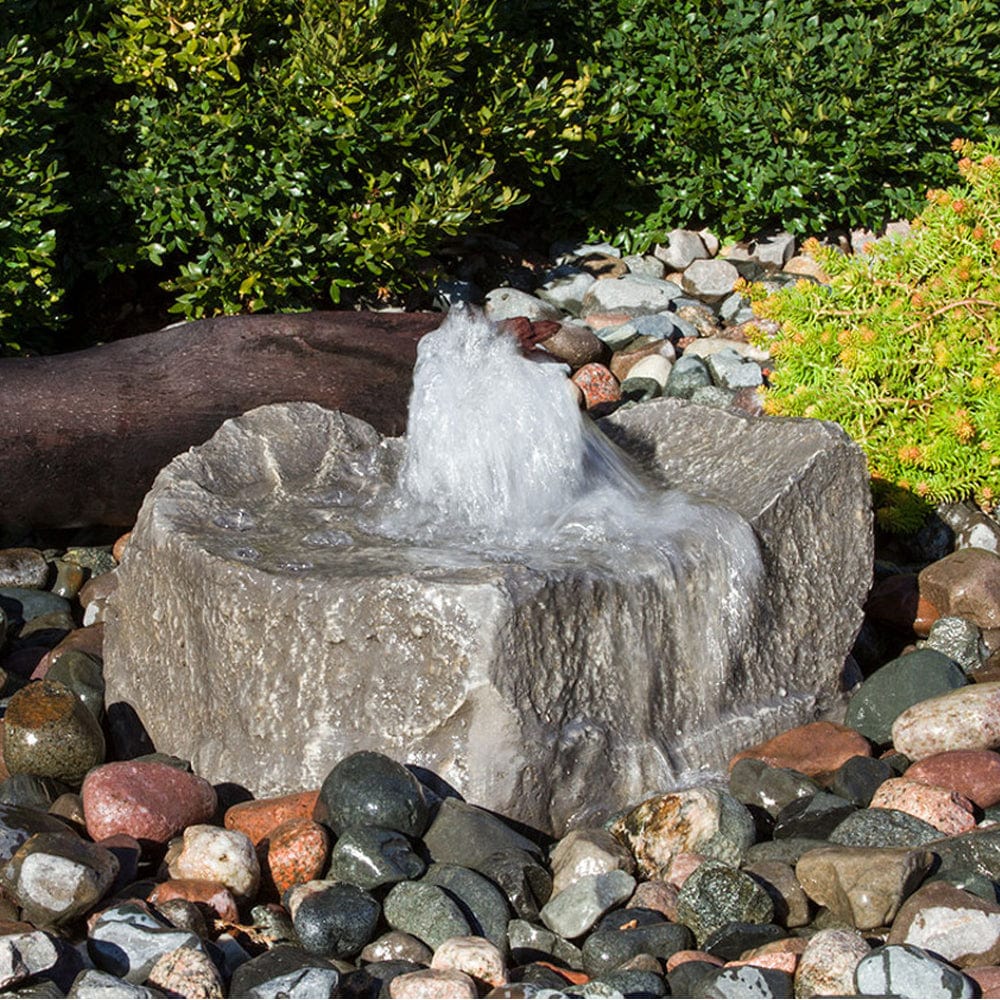Agawa Falls Stone Outdoor Fountain in Dapple Gray - Outdoor Art Pros