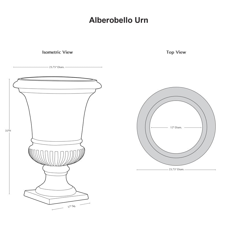 Alberobello Urn - Outdoor Art Pros