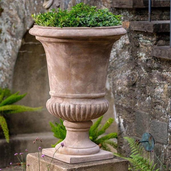 Alberobello Urn in Antico Terra Cotta Finish - Outdoor Art Pros