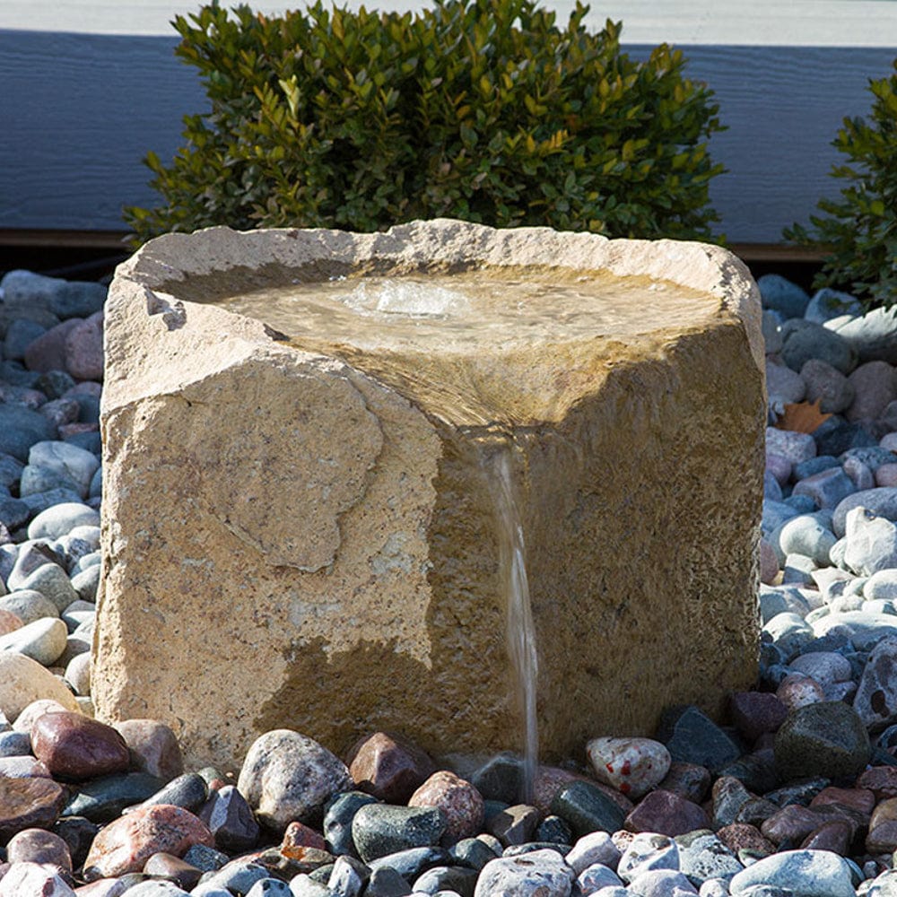 Alder Falls Rock Outdoor Fountain - Outdoor Art Pros