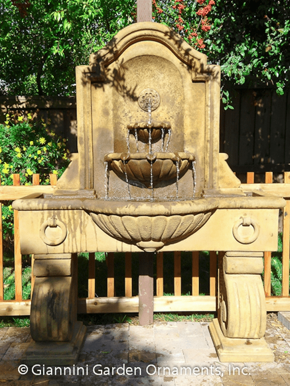 Anduze Wall Fountain Tall - Outdoor Art Pros