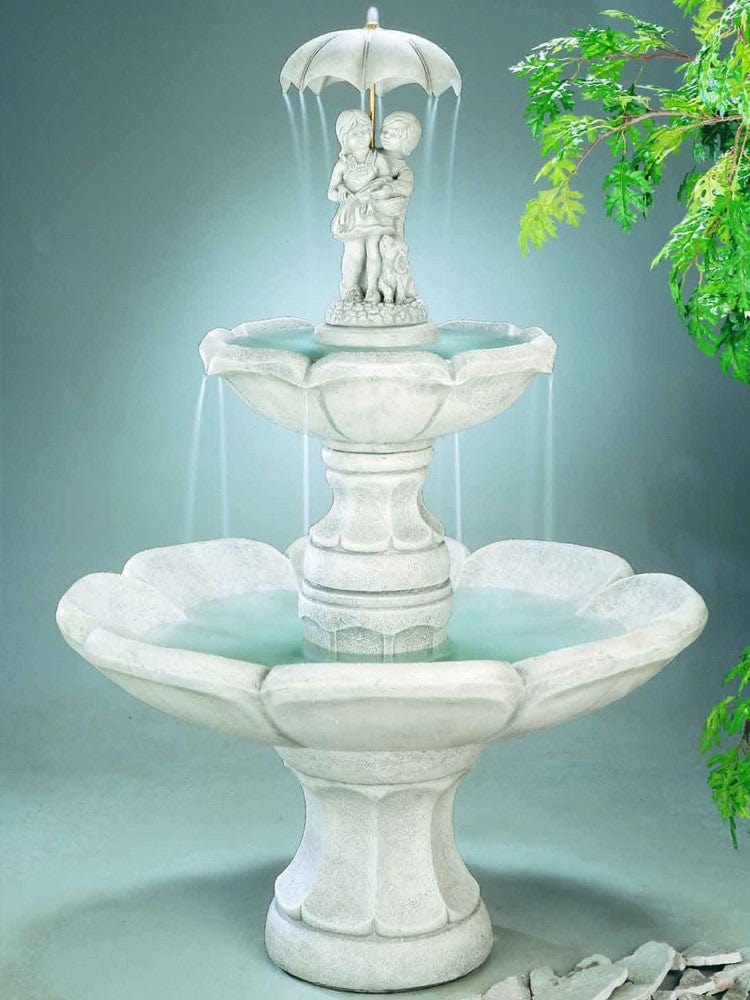 April Showers Tiered Garden Fountain - Outdoor Art Pros