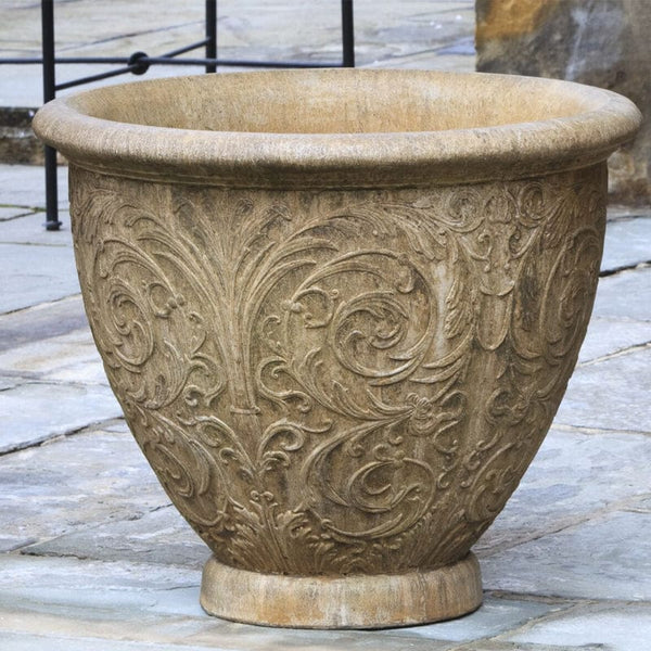 Arabesque Medium Garden Planter - Set of 2 - Outdoor Art Pros