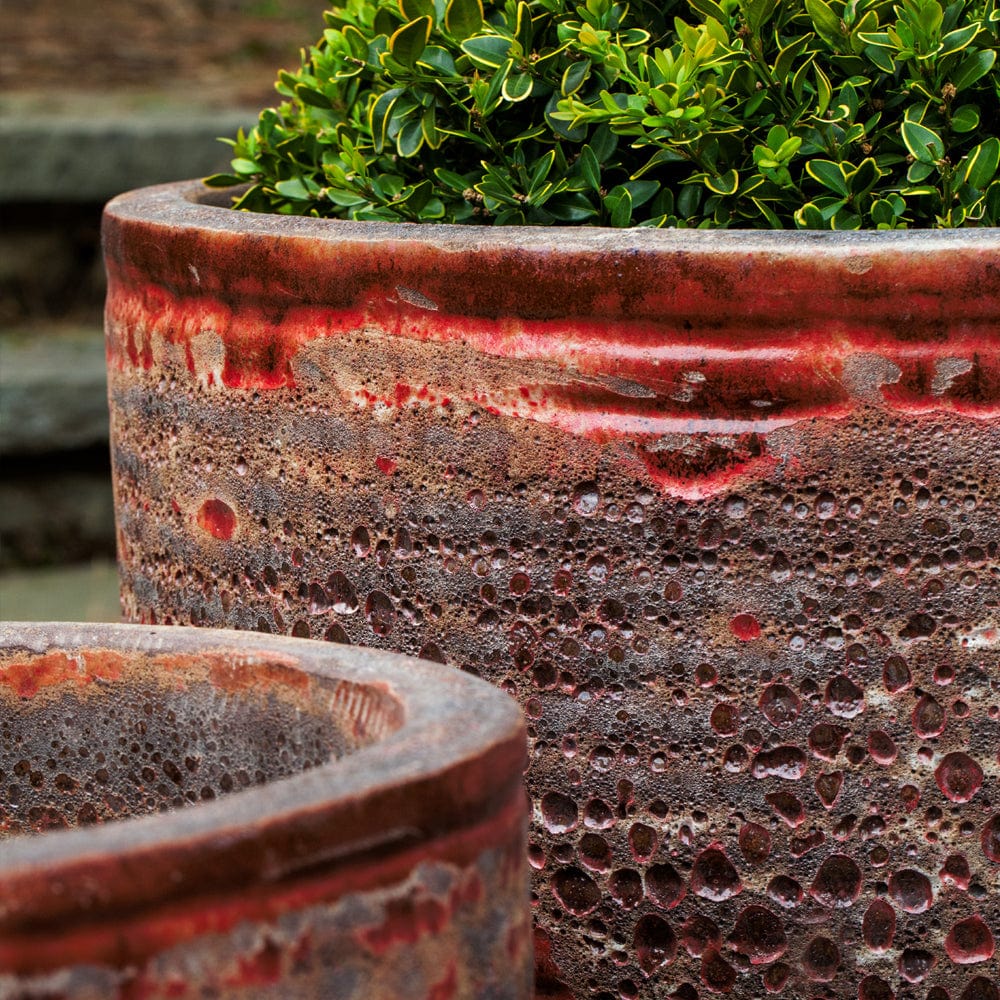 Aspara Planter Set of 4 in Angkor Red - Outdoor Art Pros