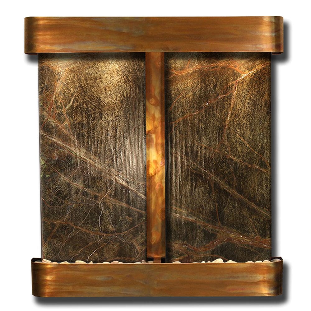 Aspen_Falls_Rainforest_Green_Marble_Rustic_Copper_Rounded_Corners - Outdoor Art Pros