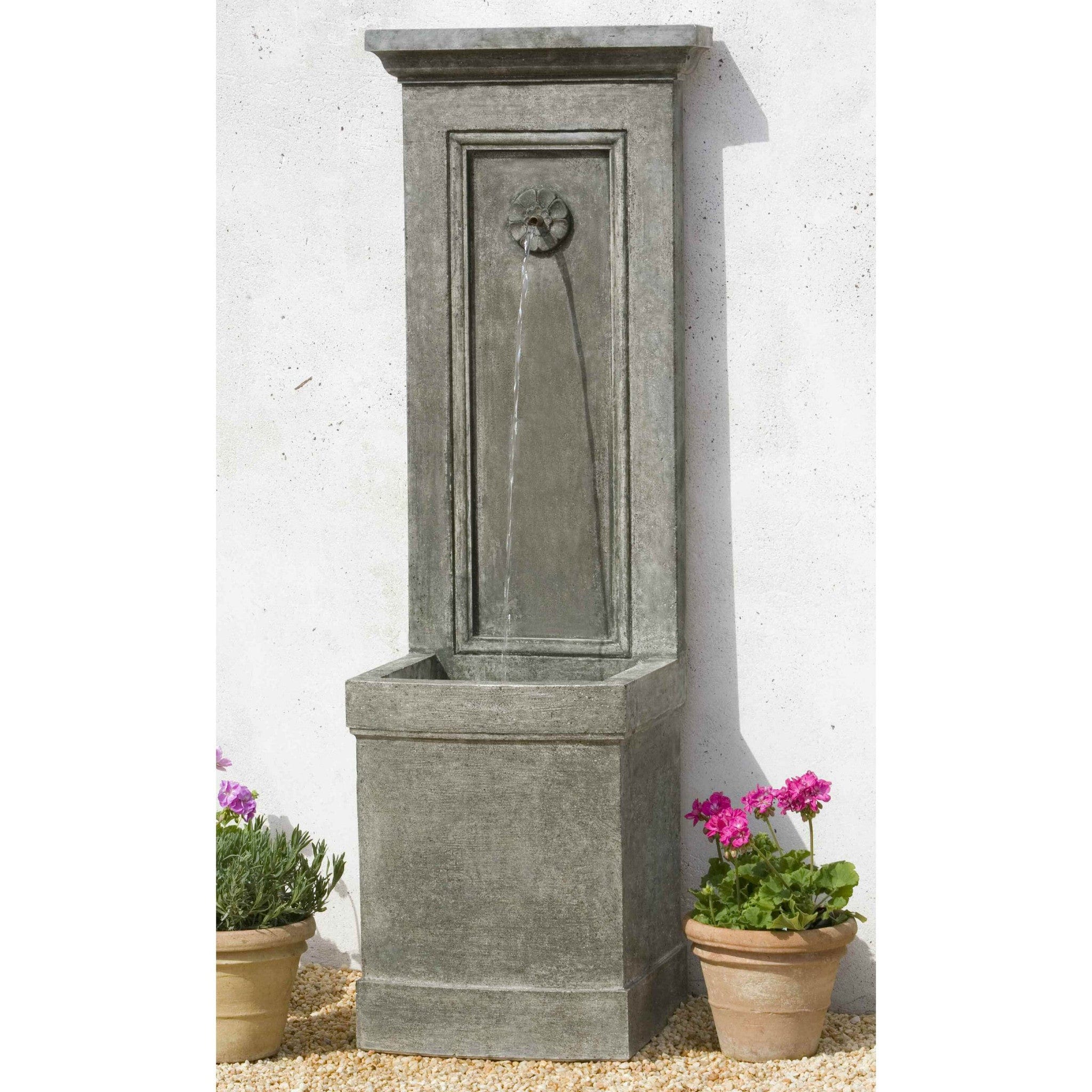Auberge Wall Water Fountain - Outdoor Art Pros