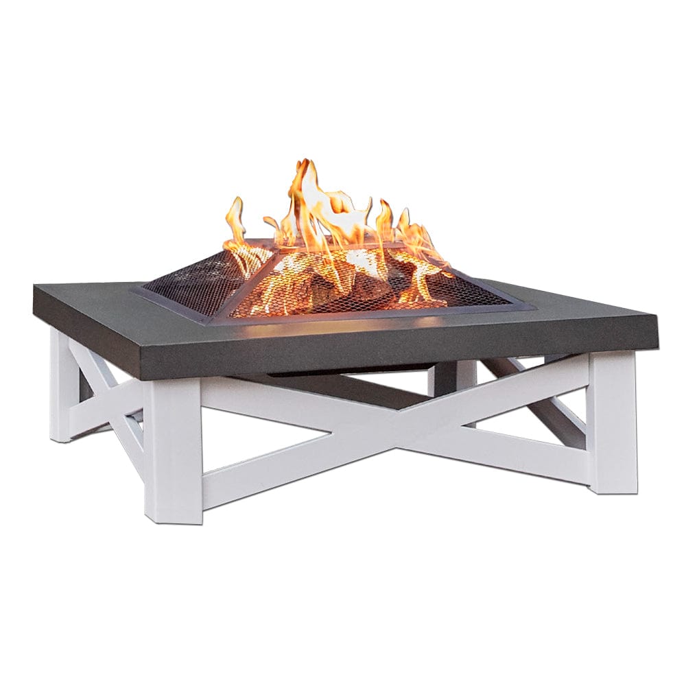 Austin Wood-Burning Fire Table - Outdoor Art Pros