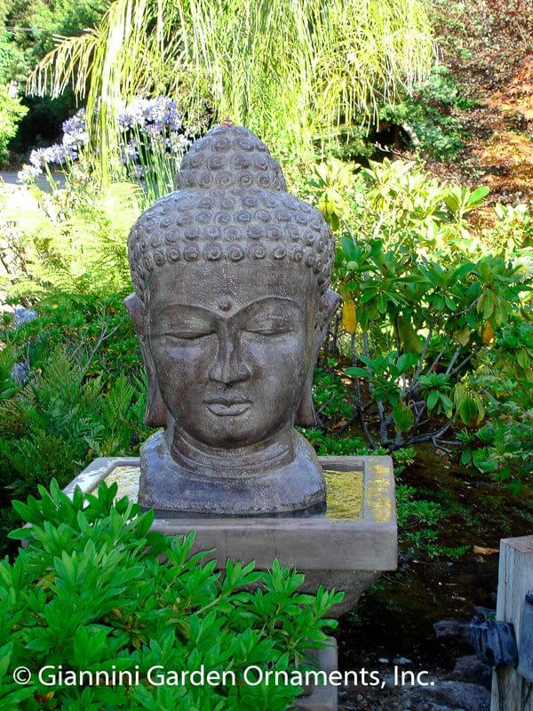Meditation Buddha Fountain Tall