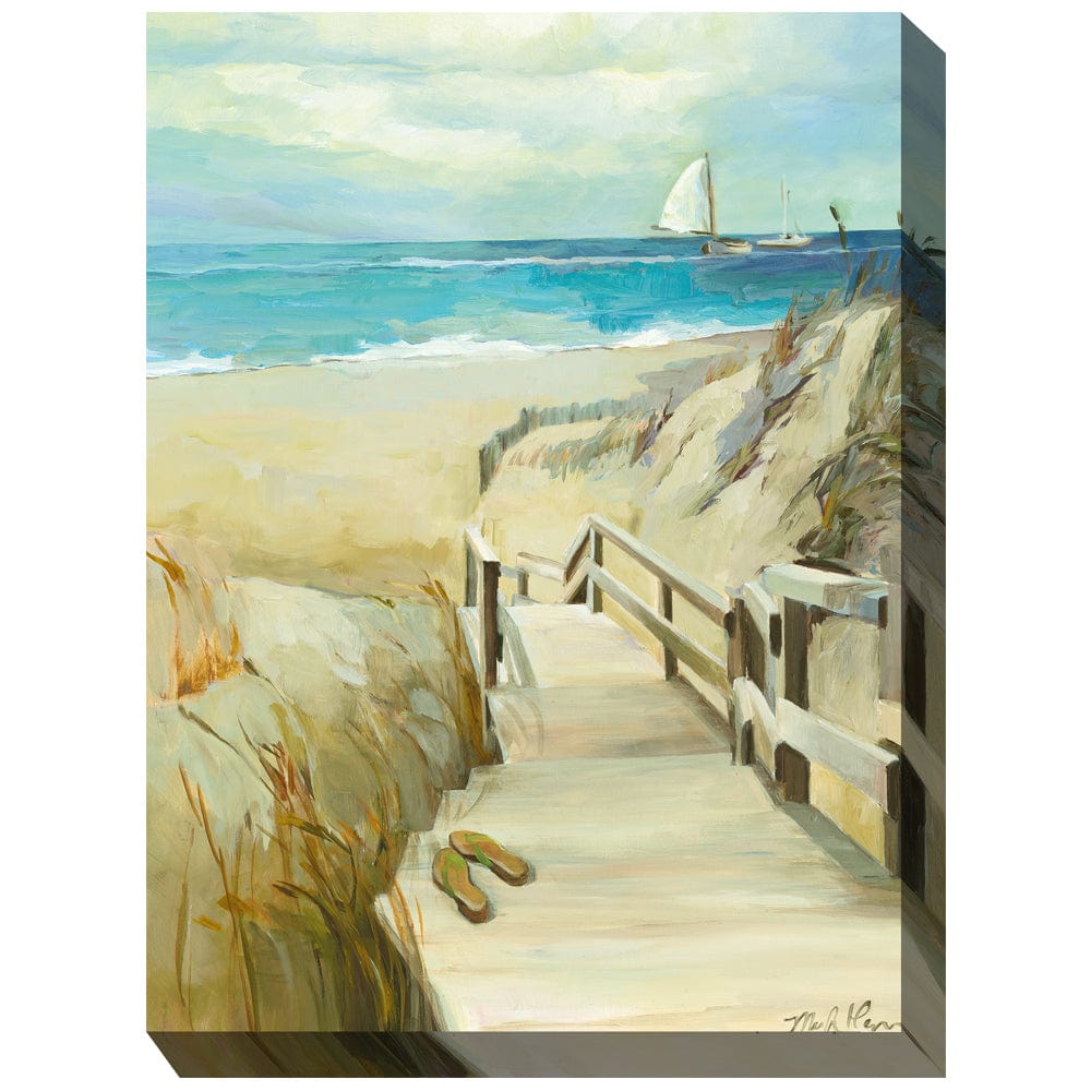 Barefoot Beach Outdoor Canvas Art