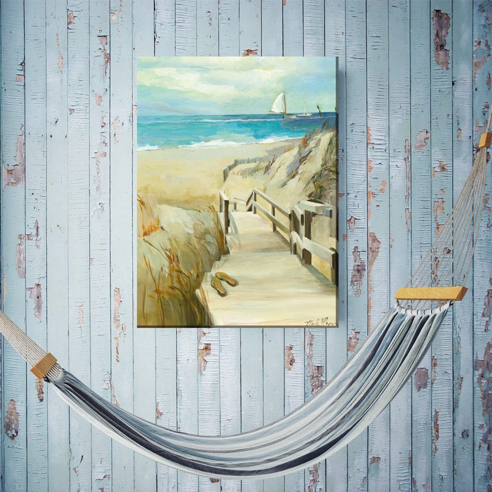 Barefoot Beach Outdoor Canvas Art