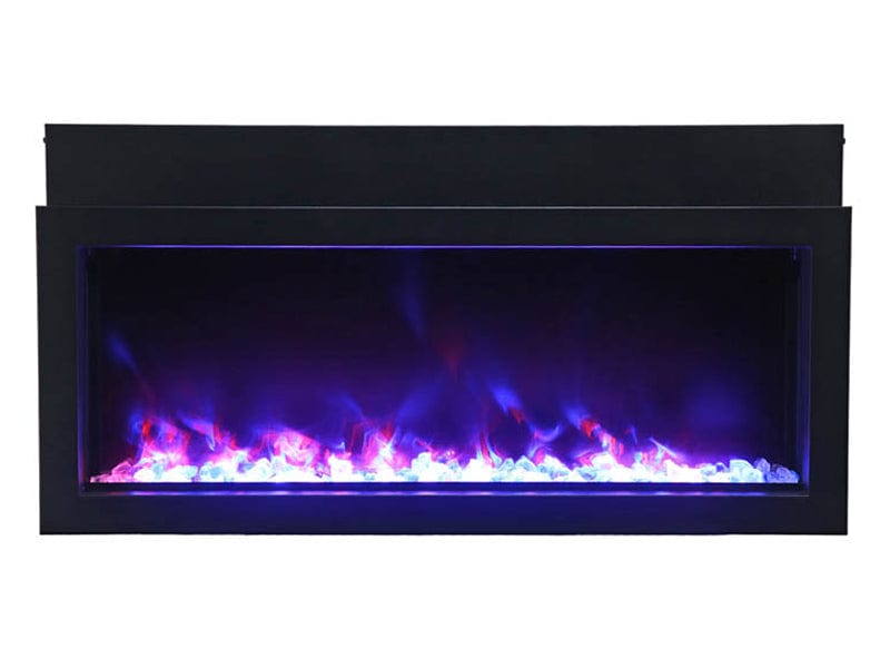 Amantii Panorama 30" Xtraslim Full View Smart Indoor| Outdoor Electric Fireplace