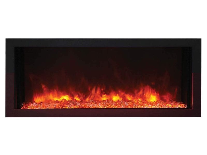 Amantii Panorama 40" Xtraslim Full View Smart Indoor| Outdoor Electric Fireplace