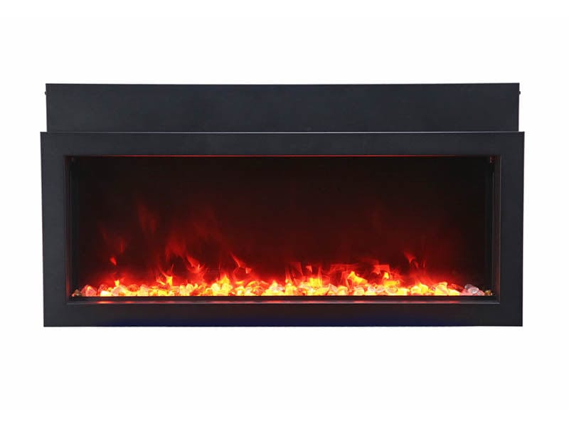 Amantii Panorama 40" Xtraslim Full View Smart Indoor| Outdoor Electric Fireplace